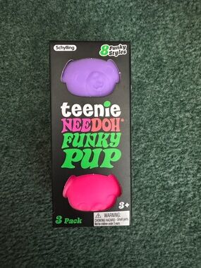 NEEDOH Teenie Funky Pup - Purple, Orange and Pink